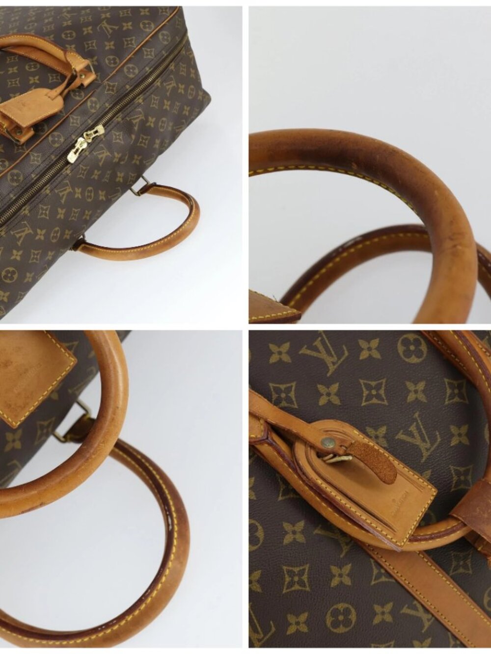 LOUIS VUITTON Monogram Sirius 55 Boston Bag M41404 LV Auth 165054 - Picture 16 of 16